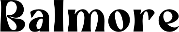 Balmore Font