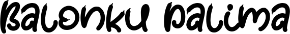 Balonku Dalima Font