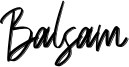 Balsam Font