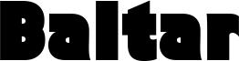 Baltar Font