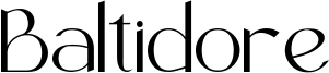 Baltidore Font