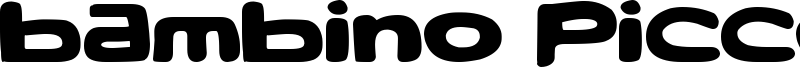 Bambino Piccolino Font