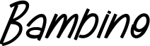 Bambino Font