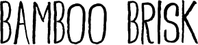 Bamboo Brisk Font