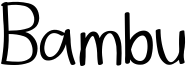 Bambu.otf