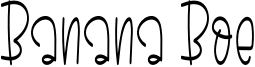 Banana Boe Font