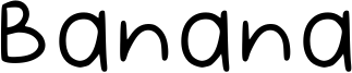 Banana Font