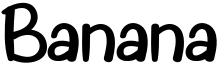 Banana Font