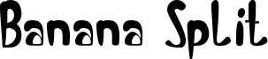 Banana Split Font
