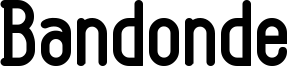 Bandonde Font