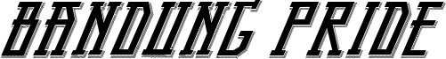 Bandung Pride Font