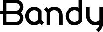 Bandy Font