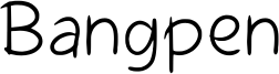 Bangpen Font