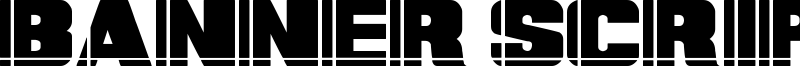 Banner Script Font
