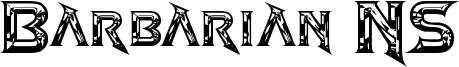 Barbarian NS Font