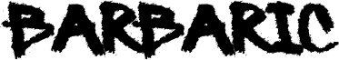 Barbaric Font