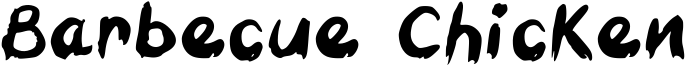Barbecue Chicken Font