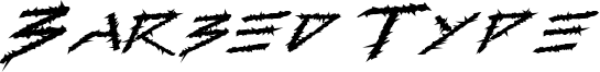 Barbed Type Font