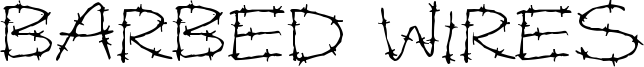 Barbed Wires Font