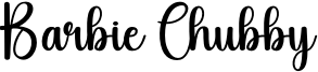 Barbie Chubby Font