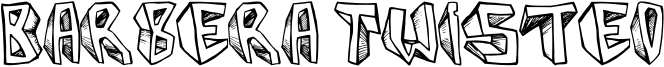 BarbTwistedBlocks .otf