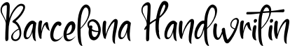 Barcelona Handwritin Font
