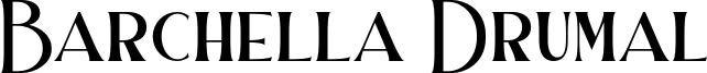 Barchella Drumal Font