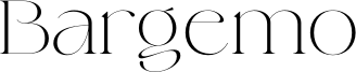 Bargemo Font