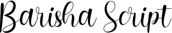 Barisha Script Font