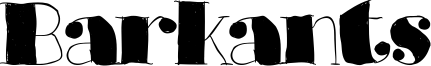 Barkants Font