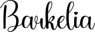 Barkelia Font