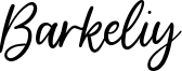 Barkeliy Font