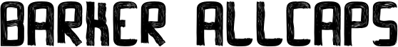Barker AllCaps Font