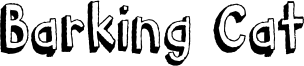 Barking Cat Font