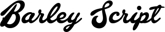 Barley Script Font