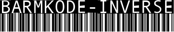 BarMKode-Inverse Font