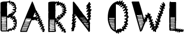 Barn Owl Font