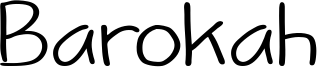 Barokah Font