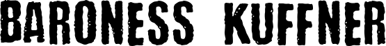 Baroness Kuffner Font