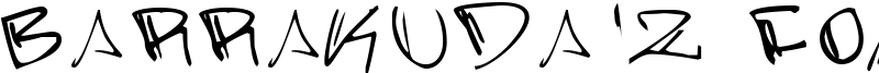 Barrakuda'z FontZamba Font