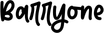 Barryone Font