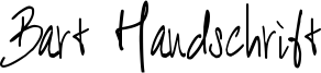 Bart Handschrift Font