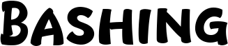 Bashing Font