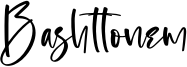Bashttonem Font