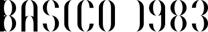 Basico 1983 Font