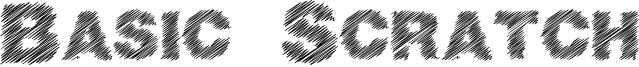 Basic Scratch Font