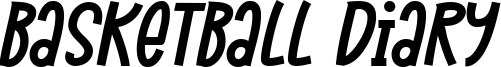 Basketball Diary Font