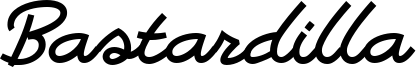 Bastardilla Font