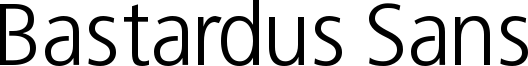 Bastardus Sans Font