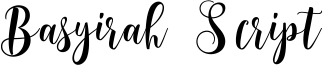 Basyirah Script Font